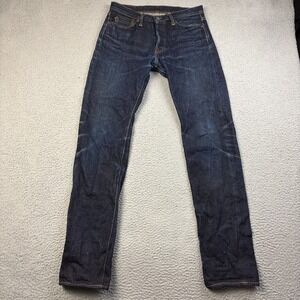 The Flat Head Selvedge Jeans 1002 16oz Heavy Raw Denim Slim Tapered FITS 29x33